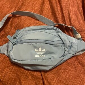 adidas Light Blue Trefoil Waist Bag